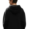Oversize Siyah Hoodie
