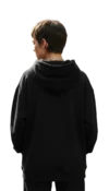 Oversize Siyah Hoodie